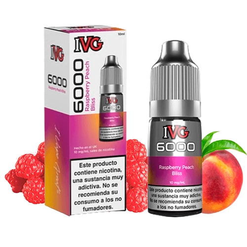 Raspberry Peach Bliss 20mg 10ml IVG 6000