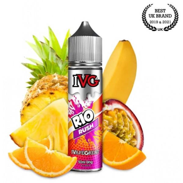 50mg IVG Prefilled 60ml Nic Salt RIO RUSH 50/50