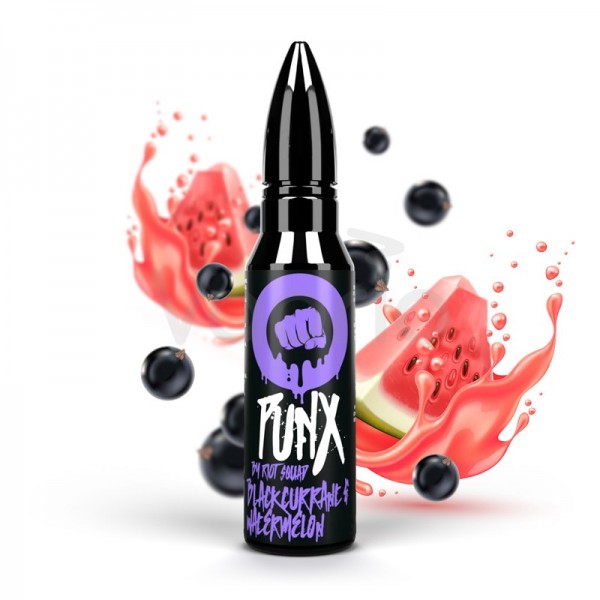 50mg Riot Squad PUNX Prefilled Blackcurrant & Watermelon 60ml 50/50