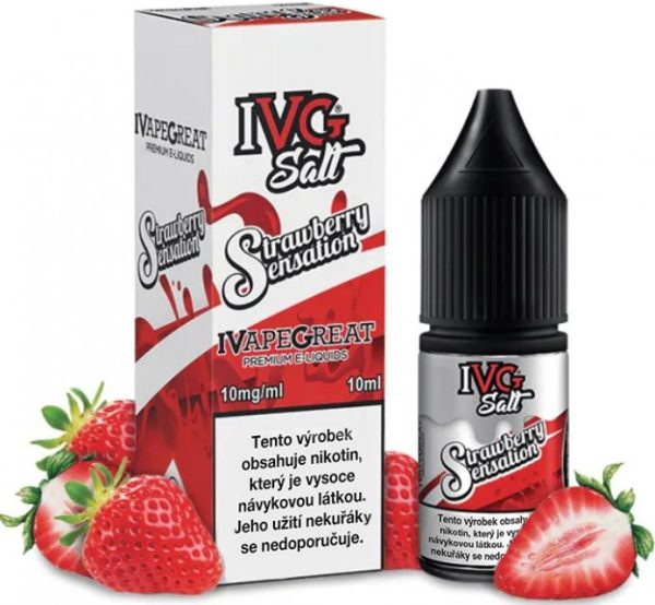 Strawberry Sensation 10ml 20mg IVG Salts