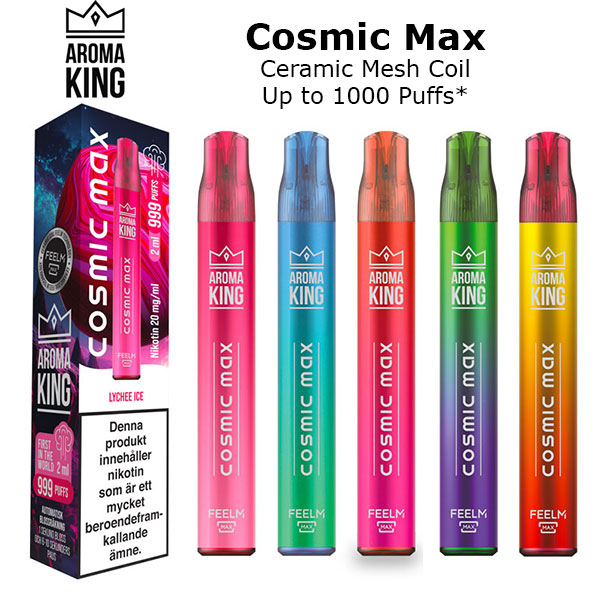 Puff Cosmic Max 999 20mg Aroma King