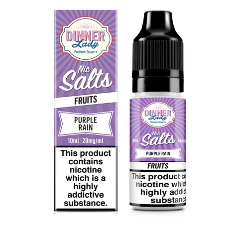 Purple Rain 10ml 20mg Salt Dinner Lady