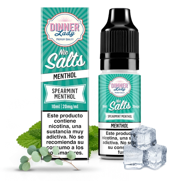 Spearmint Menthol 10ml 20mg Salt Dinner Lady