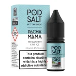 Pacha Mama Strawberry Kiwi Ice 10ml 20mg Fusions Pod Salt