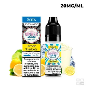 Lemon Sherbets Ice 10ml 20mg Salt Dinner Lady