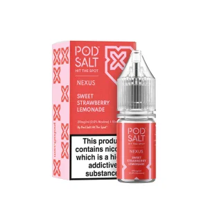 Sweet Strawberry Lemonade 10ml 20mg Pod Salt Nexus