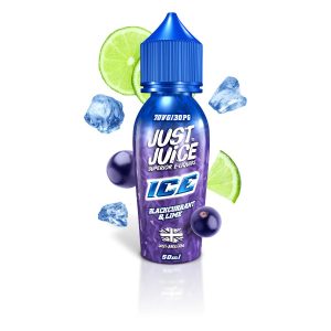 Blackcurrant Lime Ice 50ml 70/30 0mg Just Juice