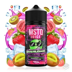 Strawberry Kiwi Passion Ice 100ml 0mg Overload MSTQ Juice