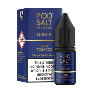 True Tobacco 5PCS Box Pod Salt Origin