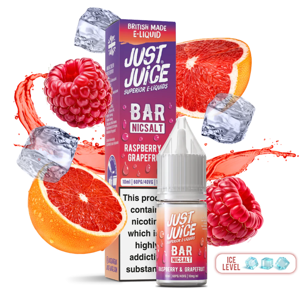 RASPBERRY & GRAPEFRUIT 20mg 10ml BAR Just Juice
