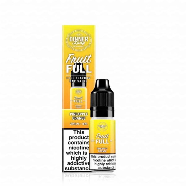 Pineapple Orange 20mg 10ml Bar Salt Dinner Lady